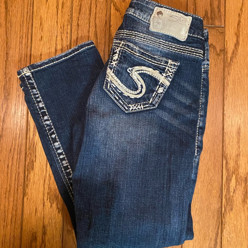 Silver jeans